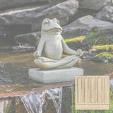 Campania Mini Zen Frog Garden Statue - A-503