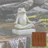 Campania Mini Zen Frog Garden Statue - A-503