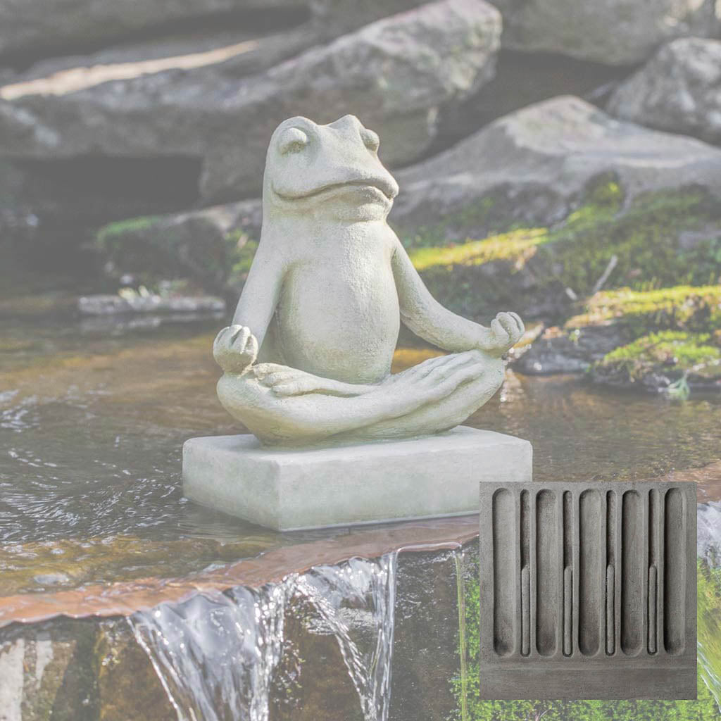 Campania Mini Zen Frog Garden Statue - A-503