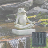 Campania Mini Zen Frog Garden Statue - A-503