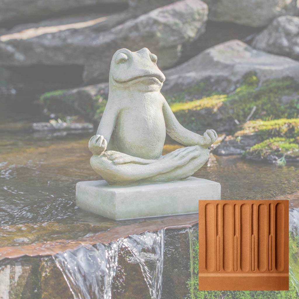 Campania Mini Zen Frog Garden Statue - A-503