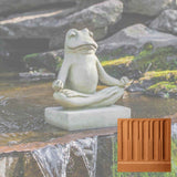 Campania Mini Zen Frog Garden Statue - A-503