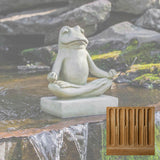 Campania Mini Zen Frog Garden Statue - A-503