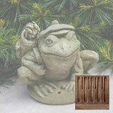 Campania Golfer Frog Garden Statue - A-514