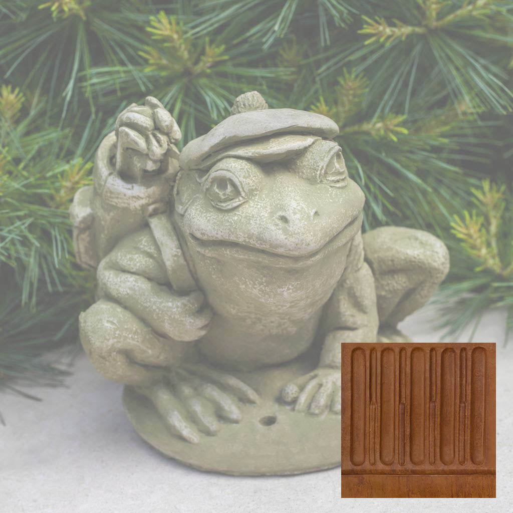 Campania Golfer Frog Garden Statue - A-514