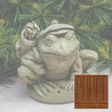 Campania Golfer Frog Garden Statue - A-514