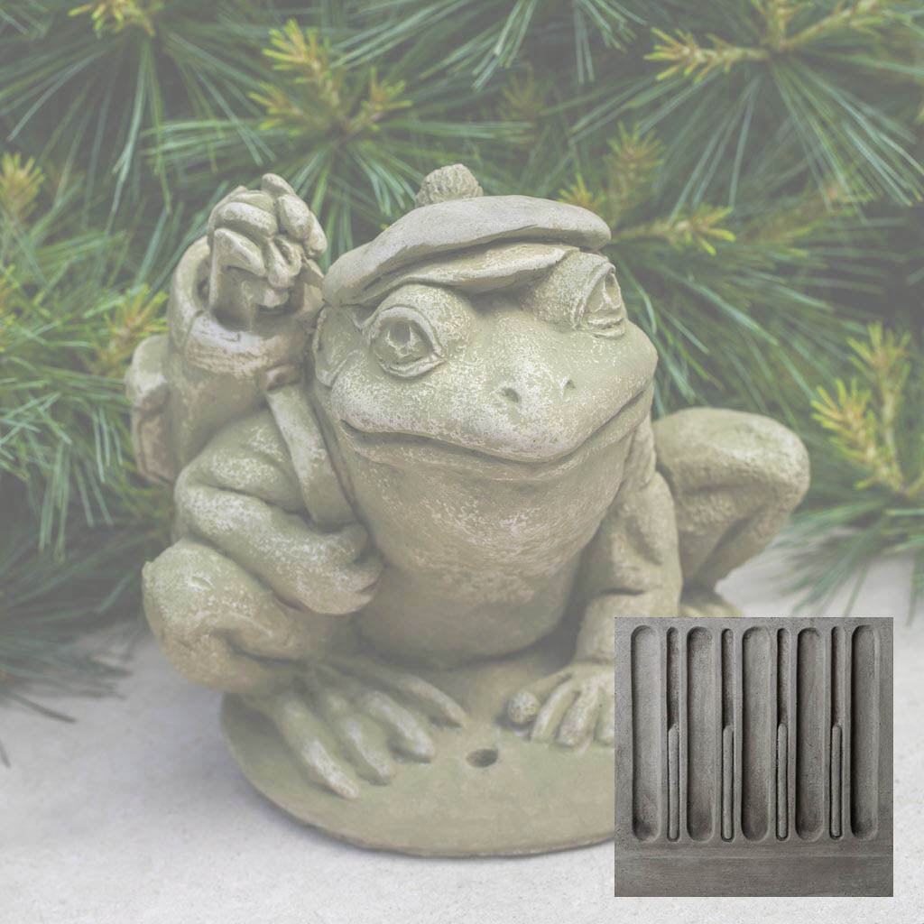 Campania Golfer Frog Garden Statue - A-514