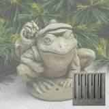 Campania Golfer Frog Garden Statue - A-514