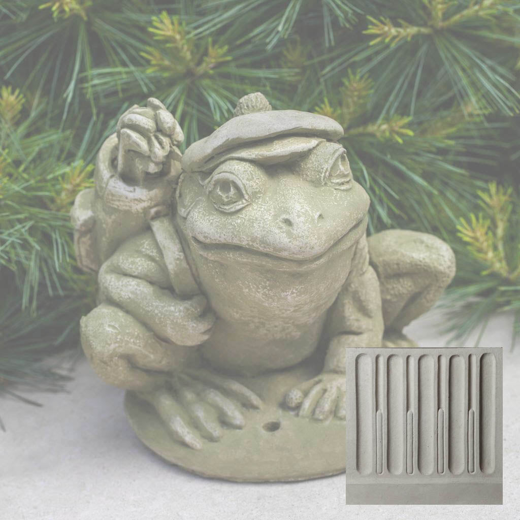 Campania Golfer Frog Garden Statue - A-514