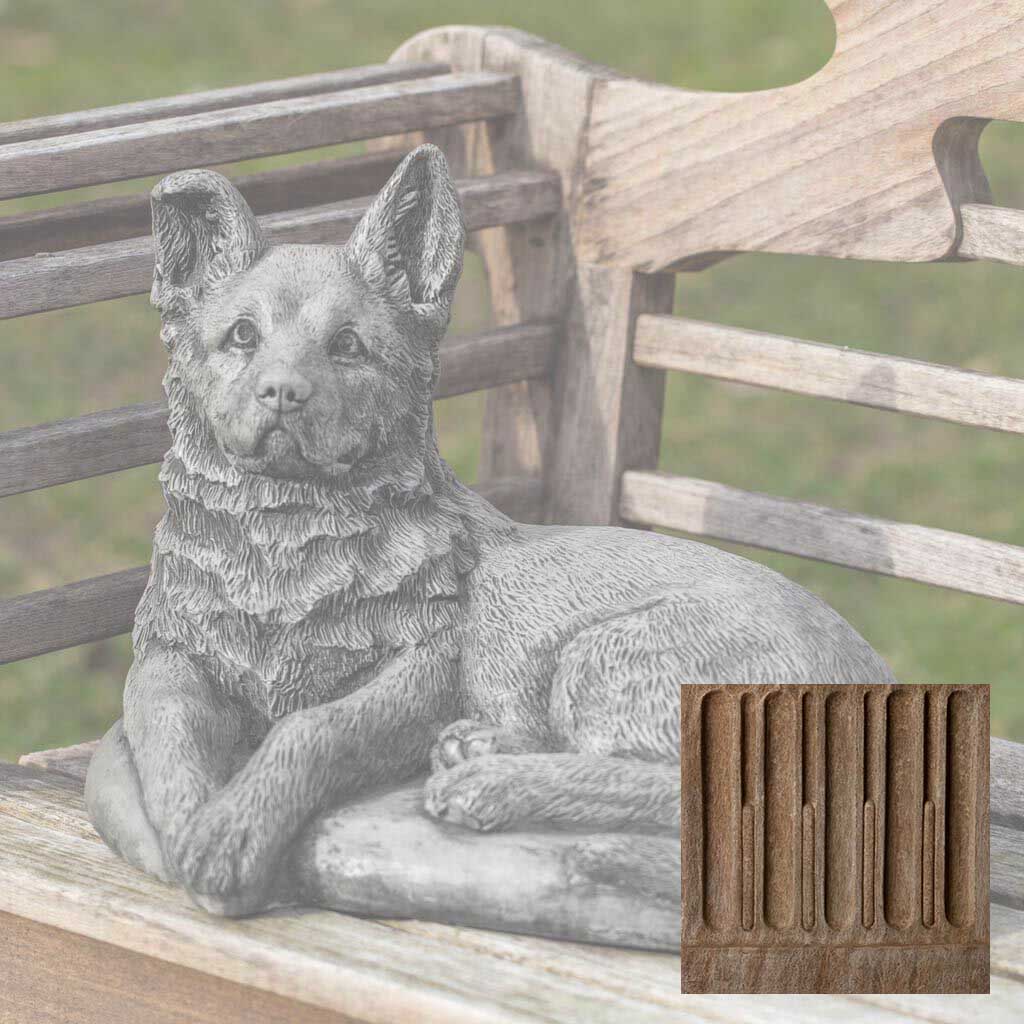 Campania Shepherd Pup Garden Statue - A-519