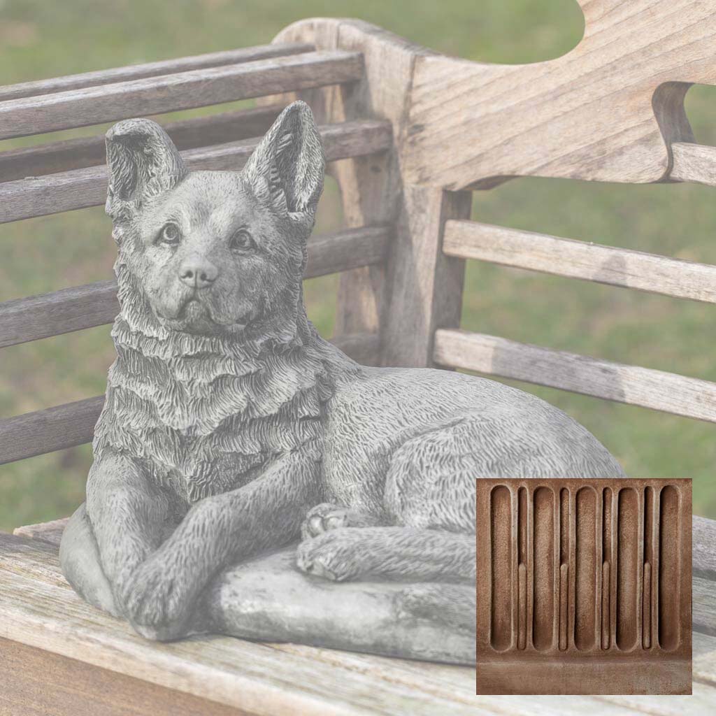 Campania Shepherd Pup Garden Statue - A-519