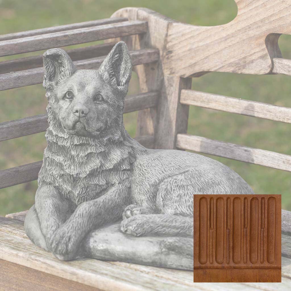 Campania Shepherd Pup Garden Statue - A-519