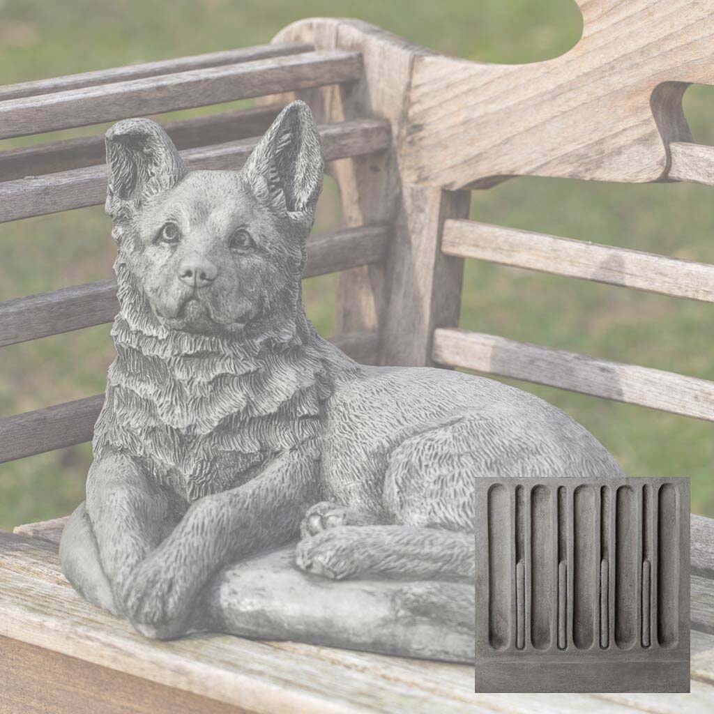 Campania Shepherd Pup Garden Statue - A-519