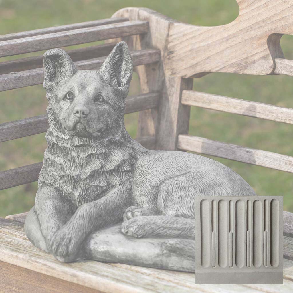 Campania Shepherd Pup Garden Statue - A-519