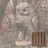 Campania Scholarly Owl Garden Statue - A-520