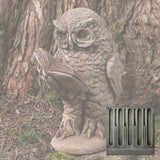 Campania Scholarly Owl Garden Statue - A-520