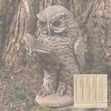 Campania Scholarly Owl Garden Statue - A-520