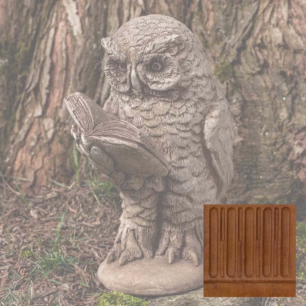 Campania Scholarly Owl Garden Statue - A-520
