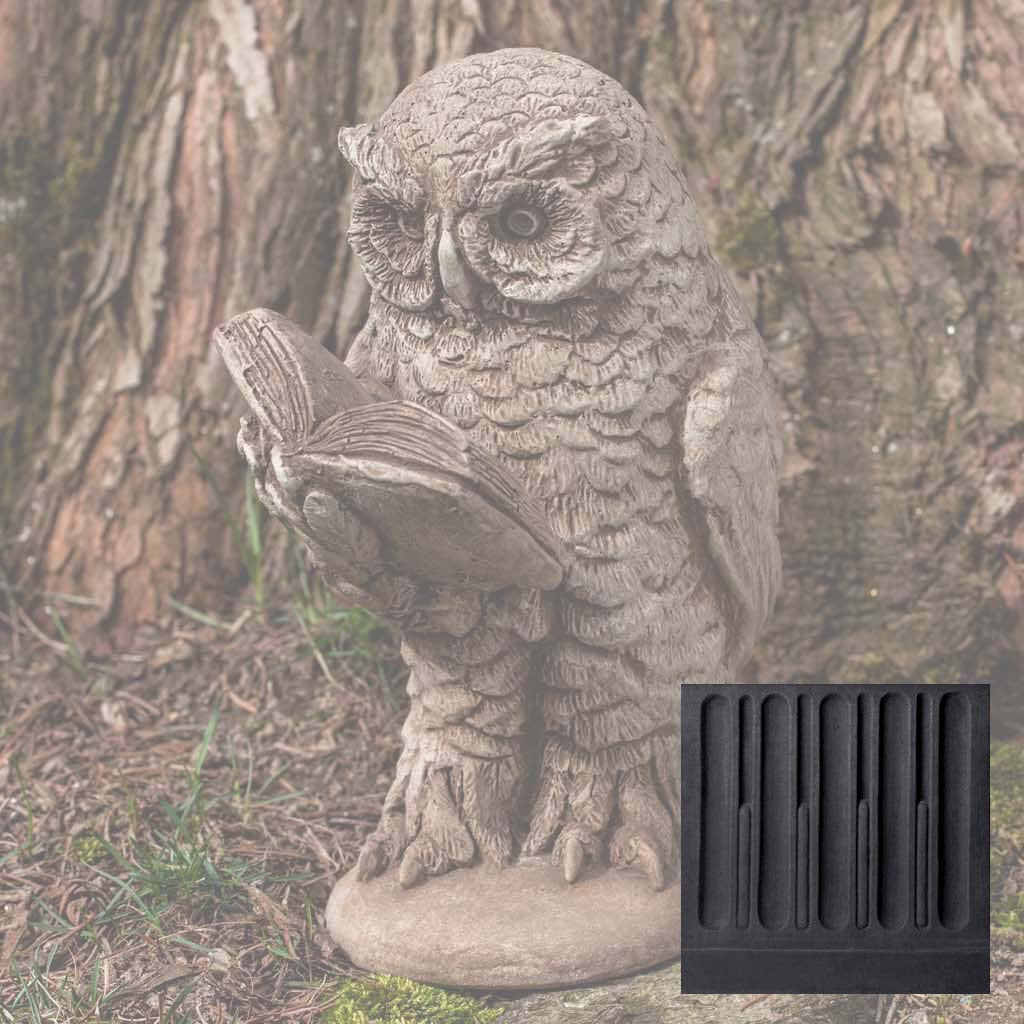 Campania Scholarly Owl Garden Statue - A-520