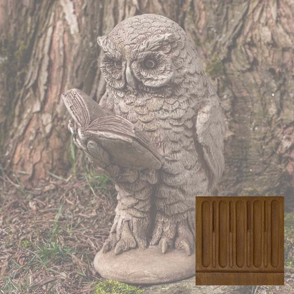 Campania Scholarly Owl Garden Statue - A-520