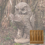 Campania Scholarly Owl Garden Statue - A-520