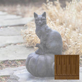 Campania Cat on Pumpkin Garden Statue - A-521