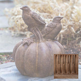 Campania Birds on Pumpkin Garden Statue - A-522
