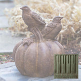 Campania Birds on Pumpkin Garden Statue - A-522