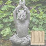 Campania Yoga Cat Garden Statue - A-537