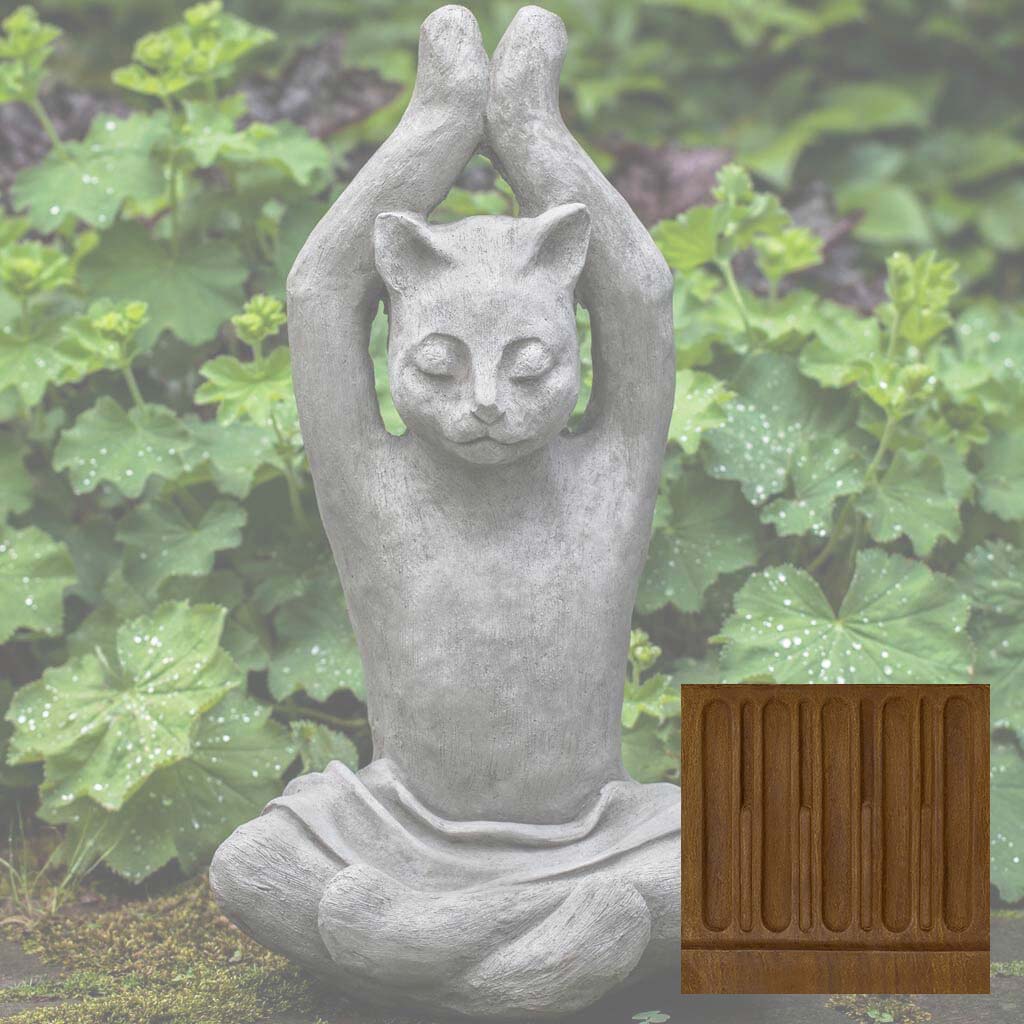 Campania Yoga Cat Garden Statue - A-537