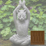 Campania Yoga Cat Garden Statue - A-537