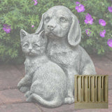 Campania Fur-Ever Friends Garden Statue - A-541