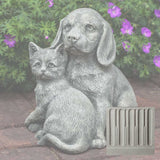Campania Fur-Ever Friends Garden Statue - A-541