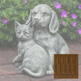 Campania Fur-Ever Friends Garden Statue - A-541