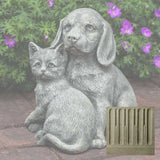 Campania Fur-Ever Friends Garden Statue - A-541