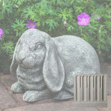 Campania Lop-Eared Bunny Garden Statue - A-542