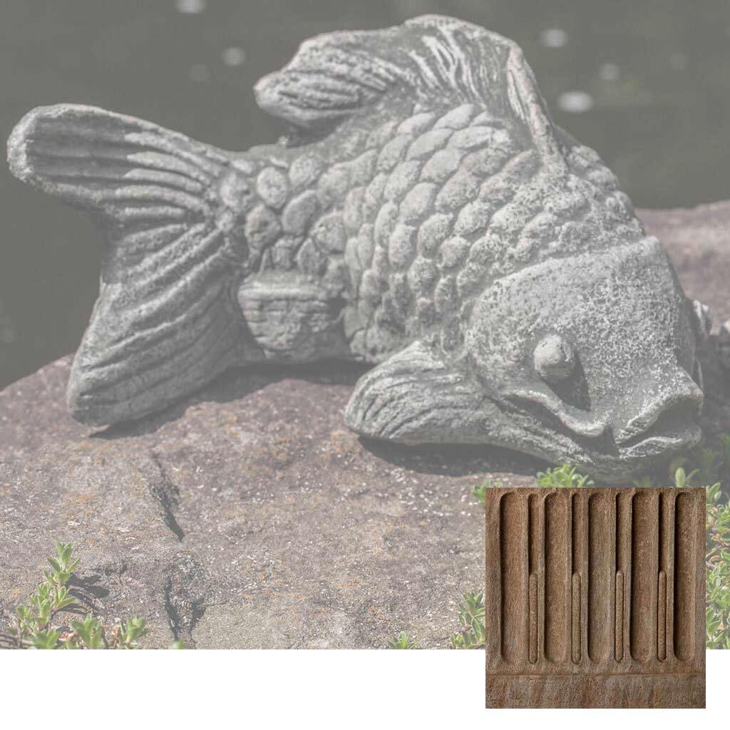 Campania Coy Koi Garden Statue - A-558