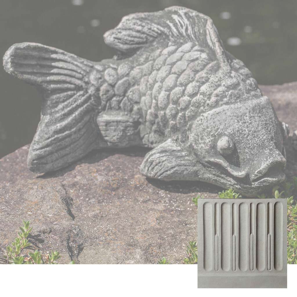 Campania Coy Koi Garden Statue - A-558