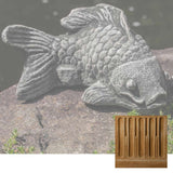 Campania Coy Koi Garden Statue - A-558
