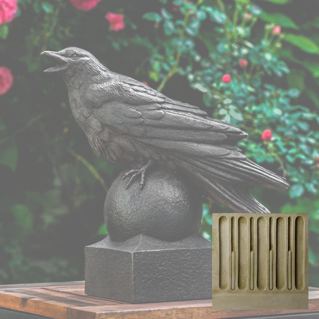 Campania Corvus Garden Statue - A-559