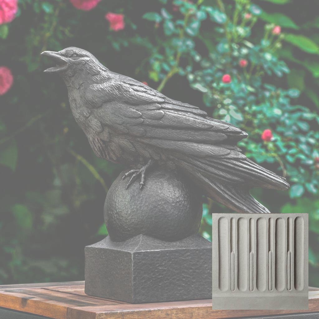 Campania Corvus Garden Statue - A-559