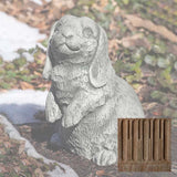 Campania Lop-Eared Standing Bunny Garden Statue - A-568