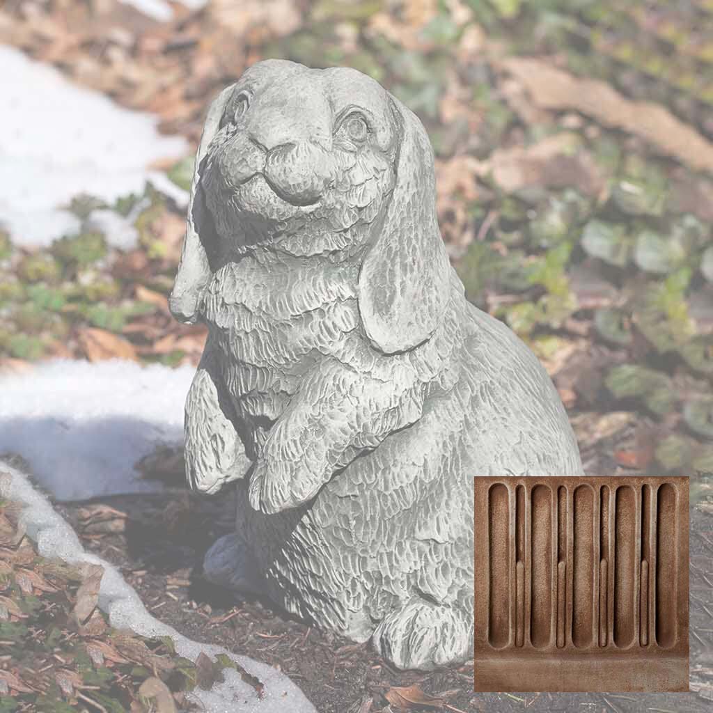 Campania Lop-Eared Standing Bunny Garden Statue - A-568