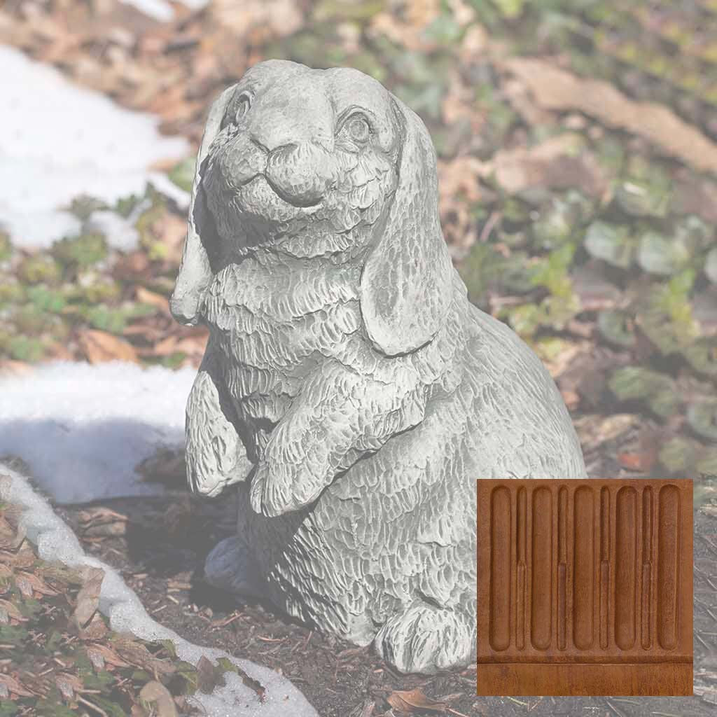 Campania Lop-Eared Standing Bunny Garden Statue - A-568