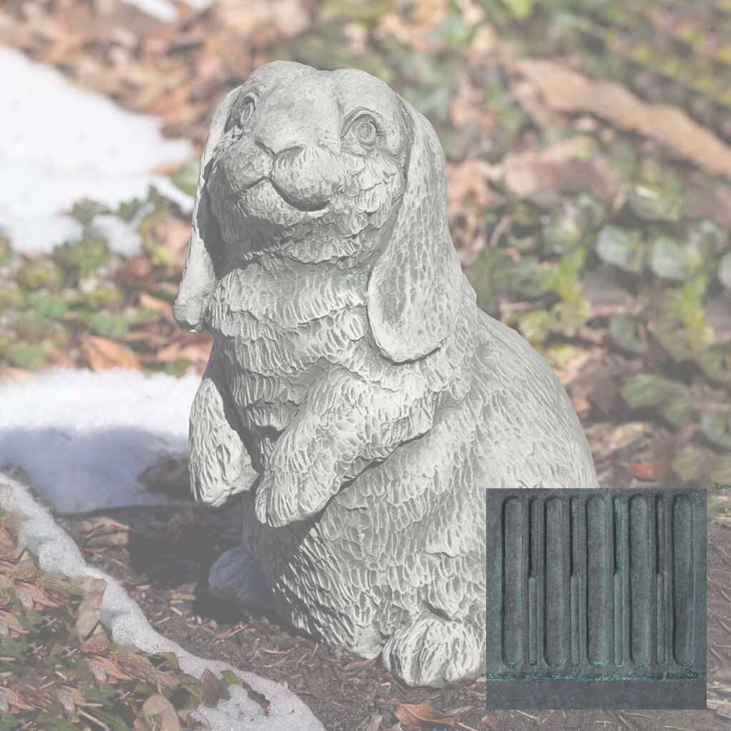 Campania Lop-Eared Standing Bunny Garden Statue - A-568