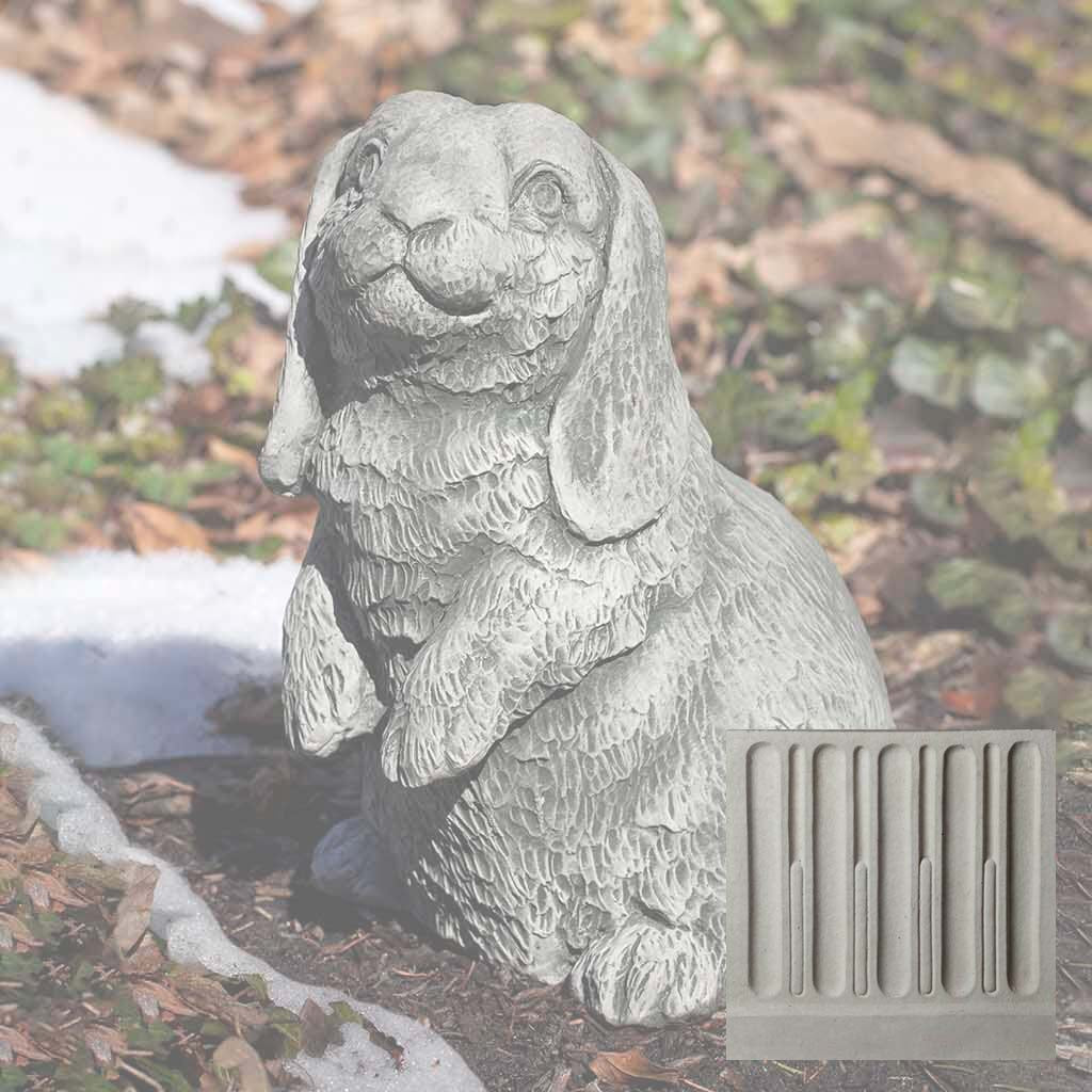 Campania Lop-Eared Standing Bunny Garden Statue - A-568