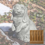 Campania Lop-Eared Standing Bunny Garden Statue - A-568