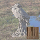 Campania Egret Garden Statue - A-572