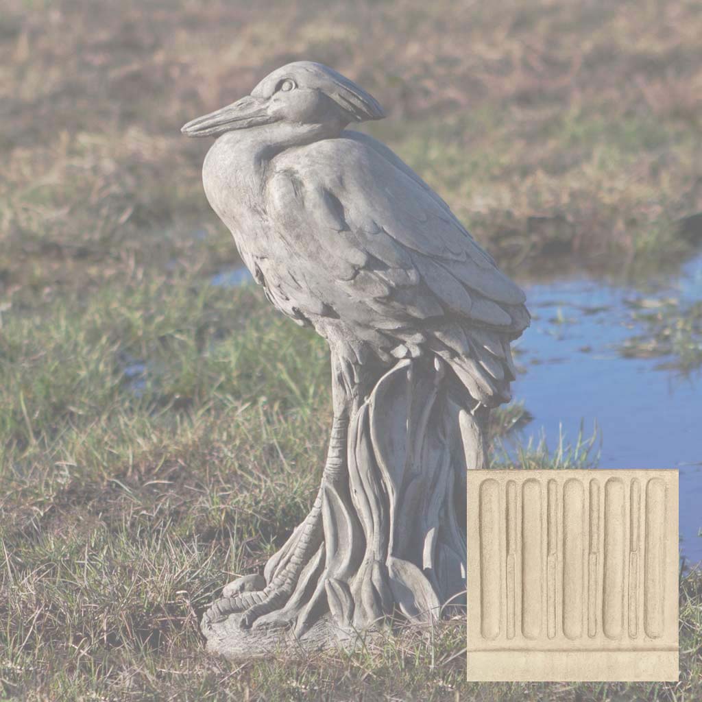 Campania Egret Garden Statue - A-572