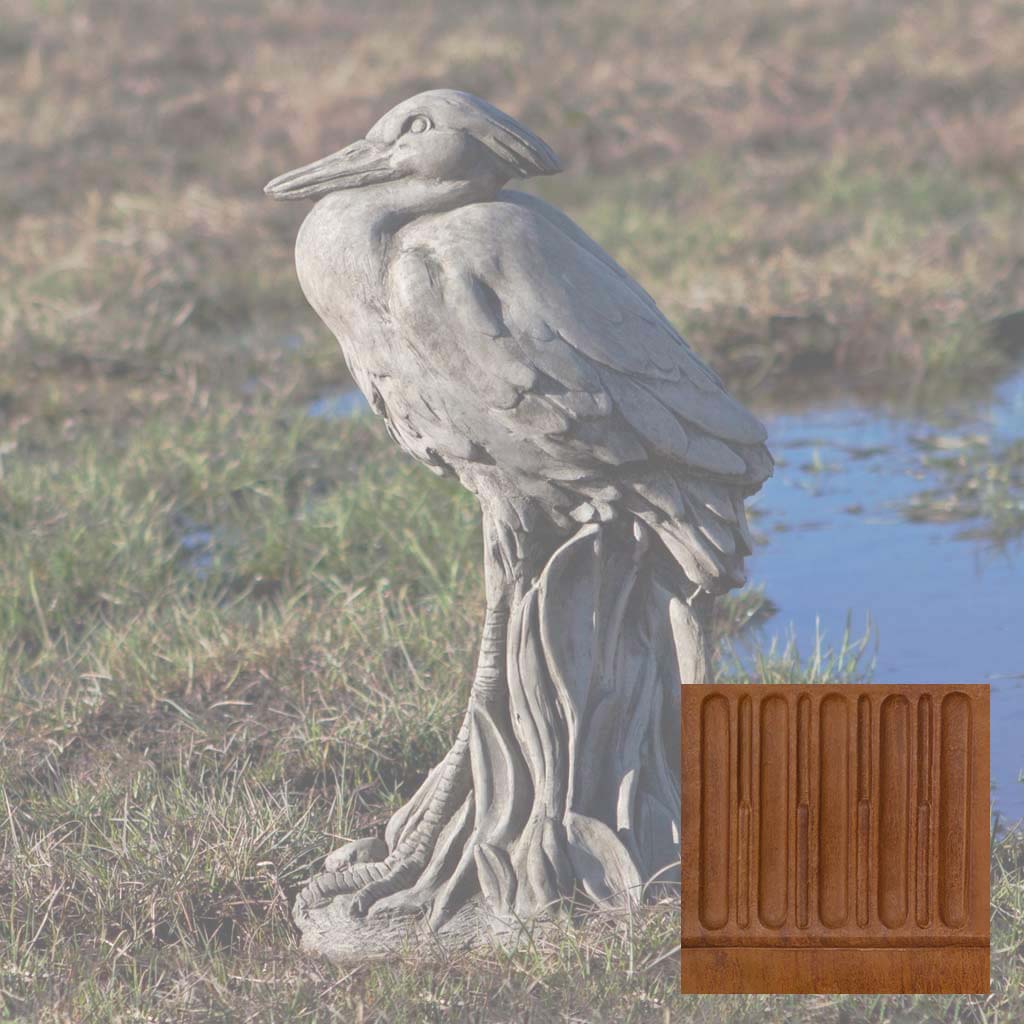 Campania Egret Garden Statue - A-572